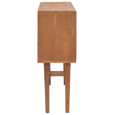 Console Table 110x30x79 cm Solid Teak Wood Payday Deals