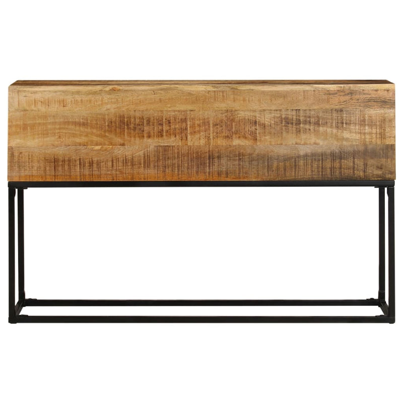 Console Table 120x30x75 cm Rough Mango Wood Payday Deals