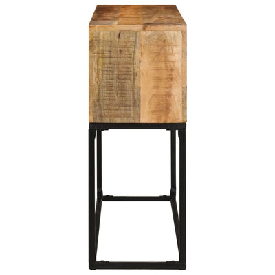 Console Table 120x30x75 cm Rough Mango Wood Payday Deals