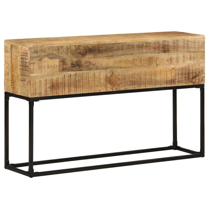 Console Table 120x30x75 cm Rough Mango Wood Payday Deals