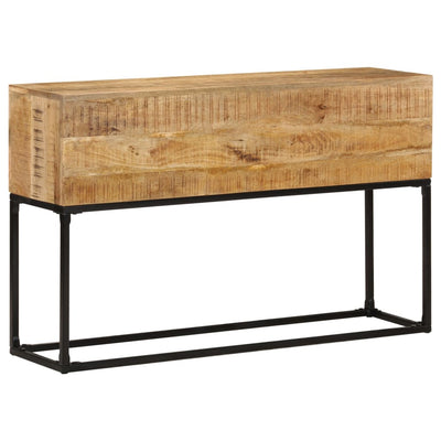 Console Table 120x30x75 cm Rough Mango Wood Payday Deals