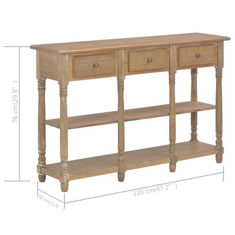 Console Table 120x30x76 cm MDF Payday Deals