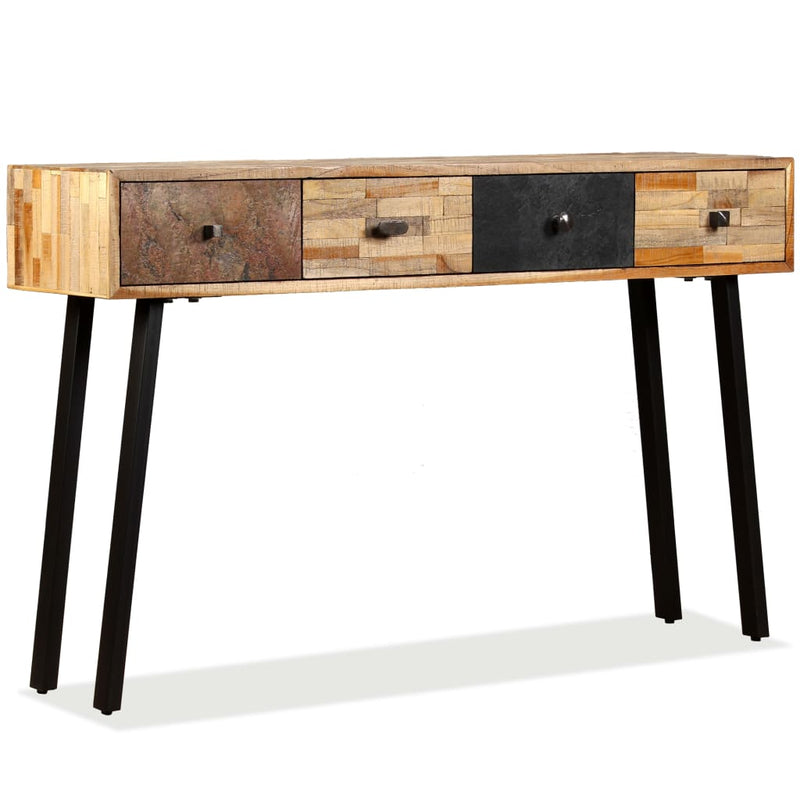 Console Table 120x30x76 cm Solid Reclaimed Teak Payday Deals