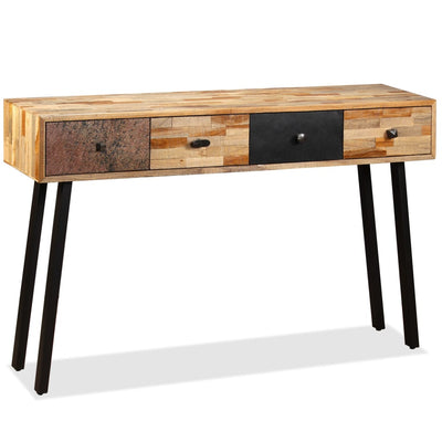 Console Table 120x30x76 cm Solid Reclaimed Teak Payday Deals