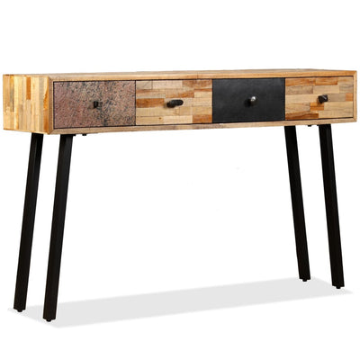 Console Table 120x30x76 cm Solid Reclaimed Teak Payday Deals