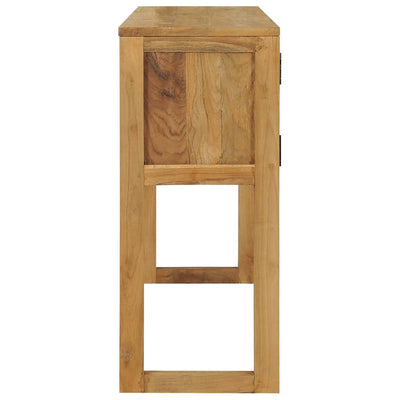 Console Table 120x32x75 cm Solid Teak Wood Payday Deals