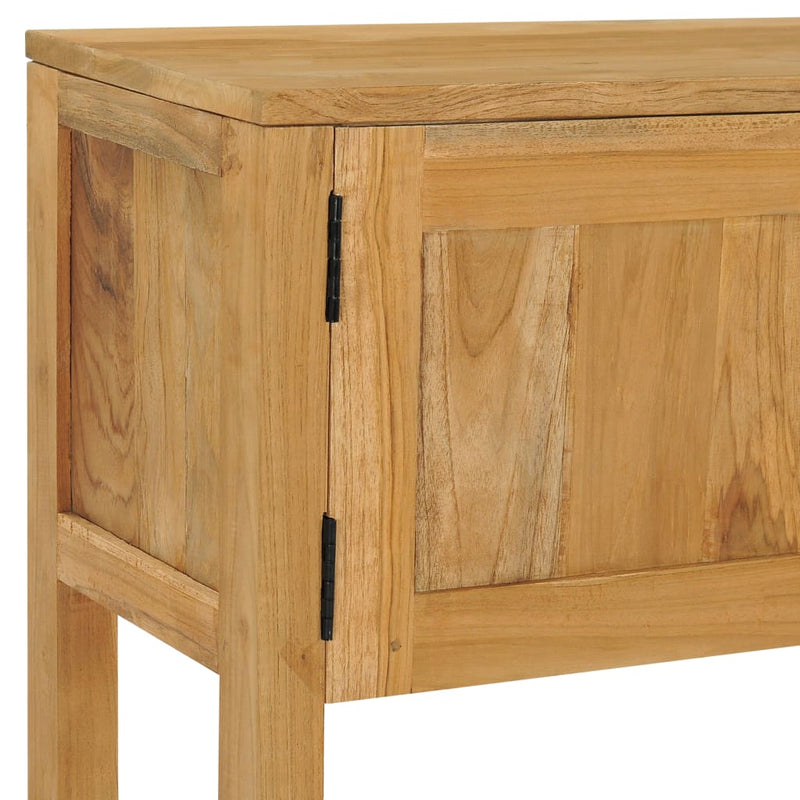 Console Table 120x32x75 cm Solid Teak Wood Payday Deals