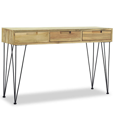 Console Table 120x35x76 cm Solid Teak Payday Deals