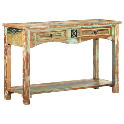 Console Table 120x40x75 cm Solid Reclaimed Wood Payday Deals