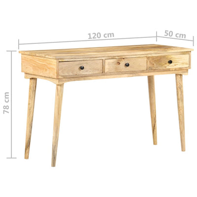 Console Table 120x50x78 cm Solid Mango Wood Payday Deals