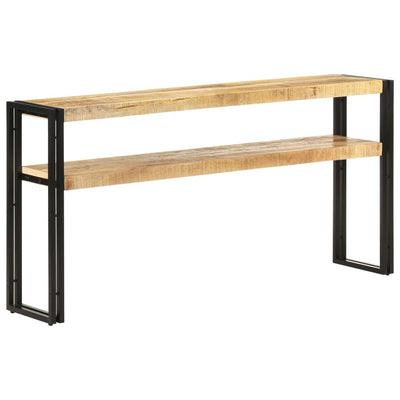 Console Table 150x30x75 cm Rough Mango Wood Payday Deals