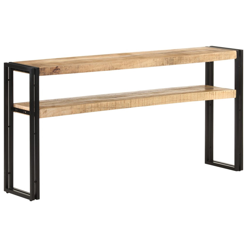 Console Table 150x30x75 cm Rough Mango Wood Payday Deals