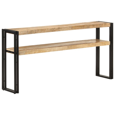 Console Table 150x30x75 cm Rough Mango Wood Payday Deals