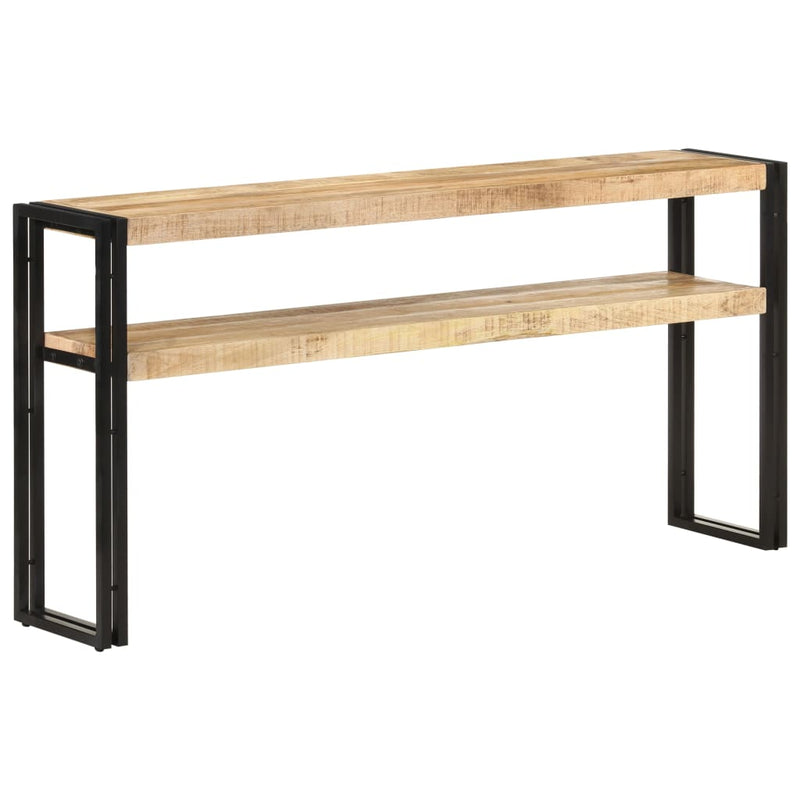 Console Table 150x30x75 cm Rough Mango Wood Payday Deals