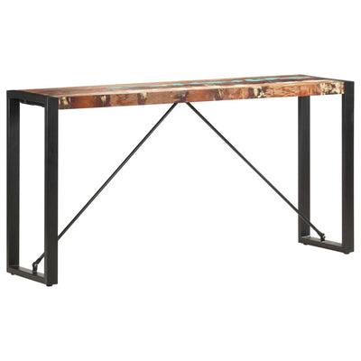 Console Table 150x35x76 cm Solid Reclaimed Wood Payday Deals