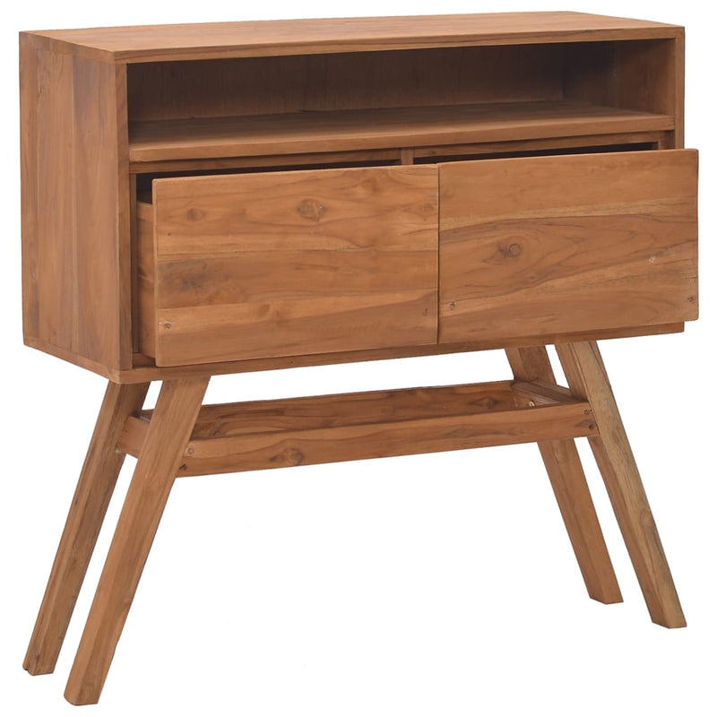 Console Table 80x30x80 cm Solid Teak Wood Payday Deals