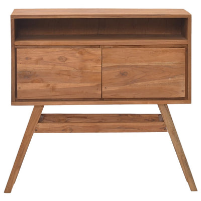 Console Table 80x30x80 cm Solid Teak Wood Payday Deals