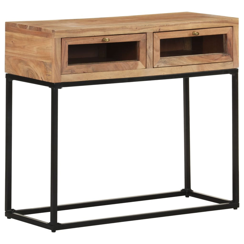 Console Table 90x35x76 cm Solid Acacia Wood Payday Deals