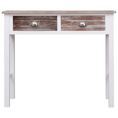 Console Table Brown 90x30x77 cm Wood Payday Deals