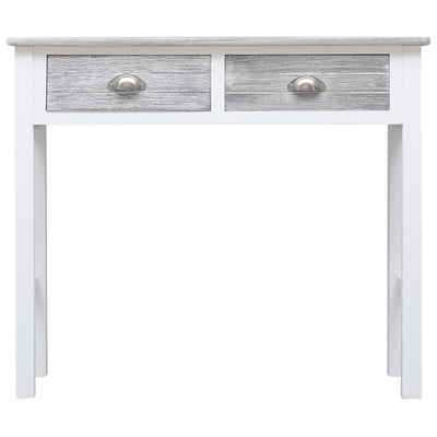 Console Table Grey 90x30x77 cm Wood Payday Deals