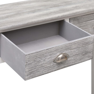 Console Table Grey 90x30x77 cm Wood Payday Deals