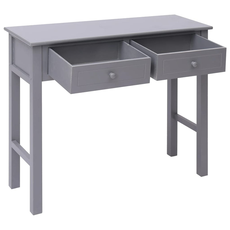 Console Table Grey 90x30x77 cm Wood Payday Deals