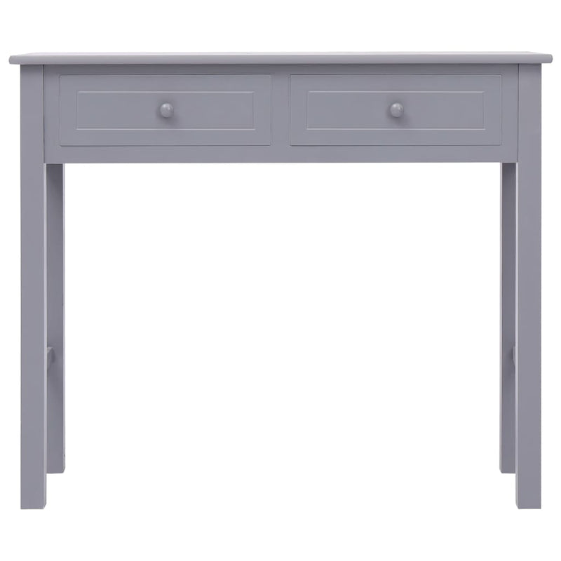 Console Table Grey 90x30x77 cm Wood Payday Deals