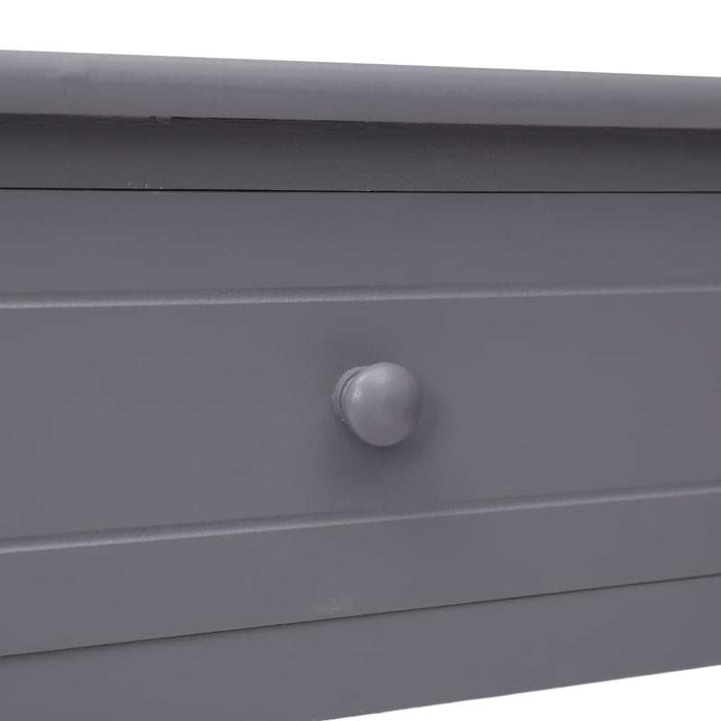 Console Table Grey 90x30x77 cm Wood Payday Deals