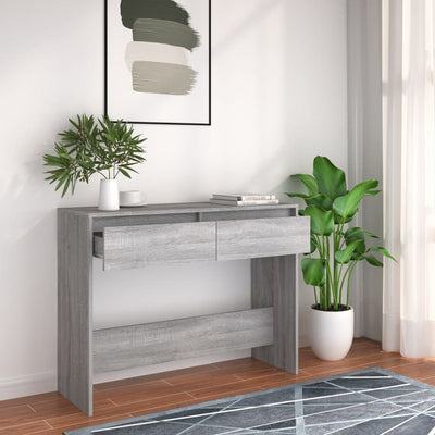 Console Table Grey Sonoma 100x35x76.5 cm Chipboard Payday Deals