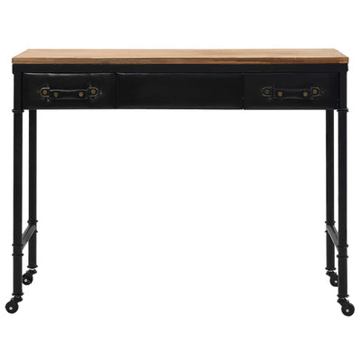 Console Table MDF and Fir Wood 100x33.5x80 cm Payday Deals