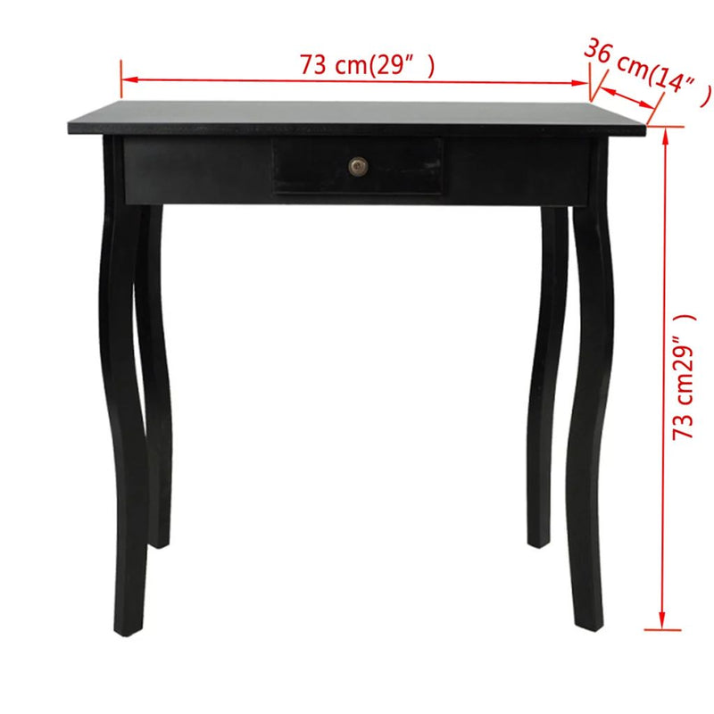 Console Table MDF Black Payday Deals