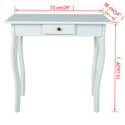 Console Table MDF White Payday Deals