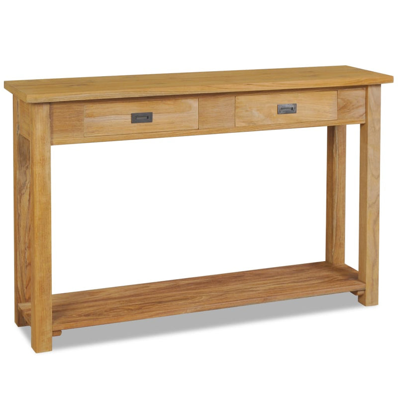 Console Table Solid Teak 120x30x80 cm Payday Deals