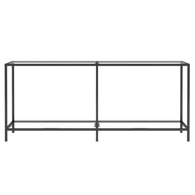 Console Table Transparent 180x35x75.5 cm Tempered Glass Payday Deals