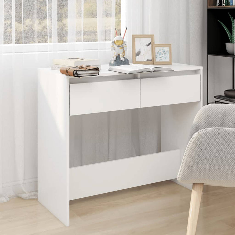 Console Table White 89x41x76.5 cm Engineered Wood Payday Deals