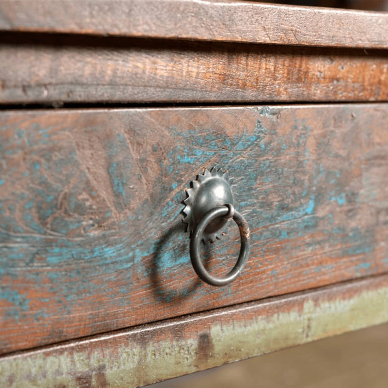 Console Table with 3 Drawers Reclaimed Wood Payday Deals