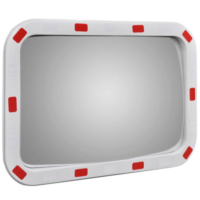 Convex Traffic Mirror Rectangle 40 x 60 cm with Reflectors Payday Deals