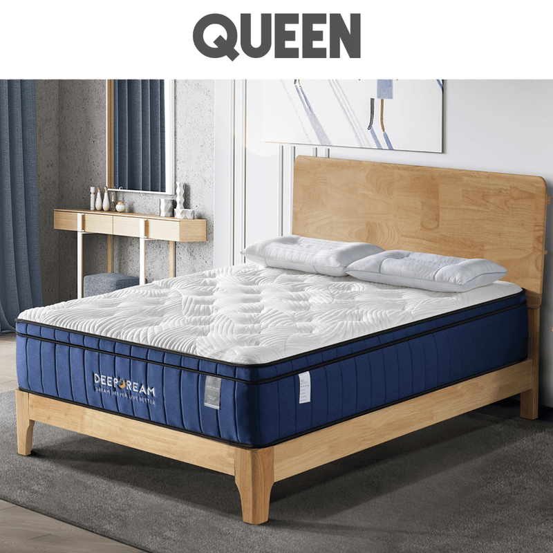 Cool Gel Memory Foam Mattress 5 Zone Latex 34cm - Queen Payday Deals