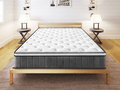 Cooling Gel Hepta-Zone Hybrid Tri-Foam Spring Euro Mattress (15 Year Warranty) Size King