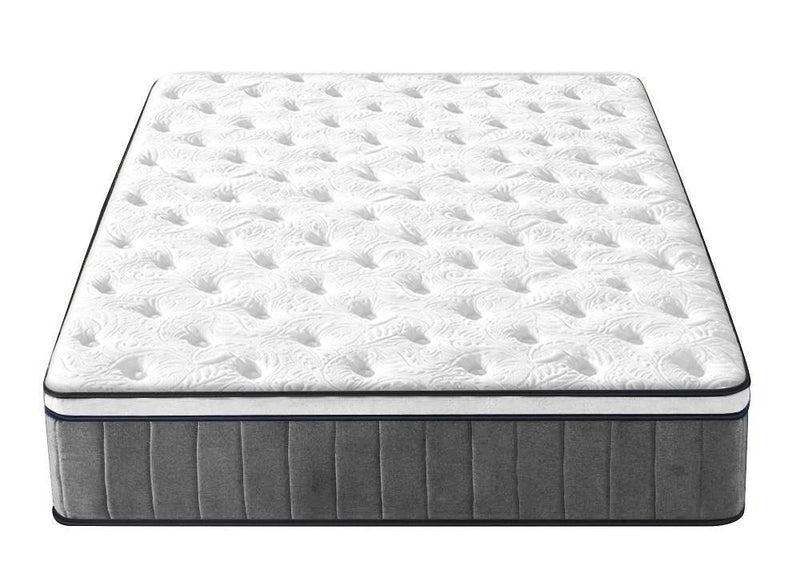 Cooling Gel Hepta-Zone Hybrid Tri-Foam Spring Euro Mattress (15 Year Warranty) Size King Payday Deals