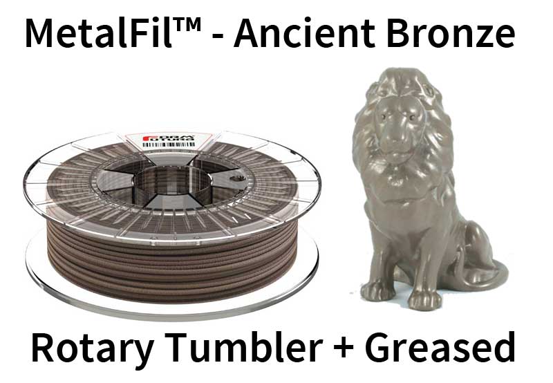 Copper feel PLA based filament MetalFil 2.85mm Ancient Bronze 750 gram 3D Printer Filament Payday Deals