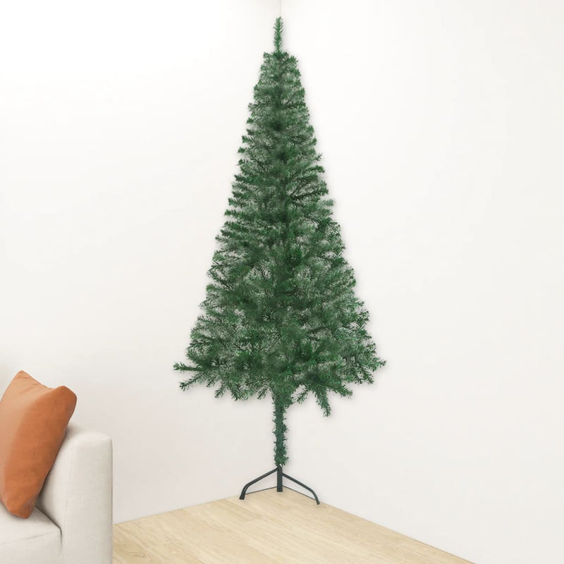 Corner Artificial Christmas Tree Green 120 cm PVC Payday Deals
