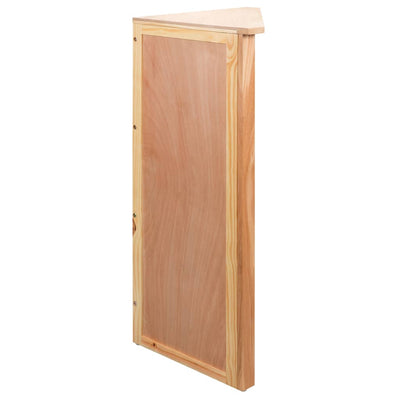 Corner Shelf 59x36x100 cm Solid Oak Wood Payday Deals