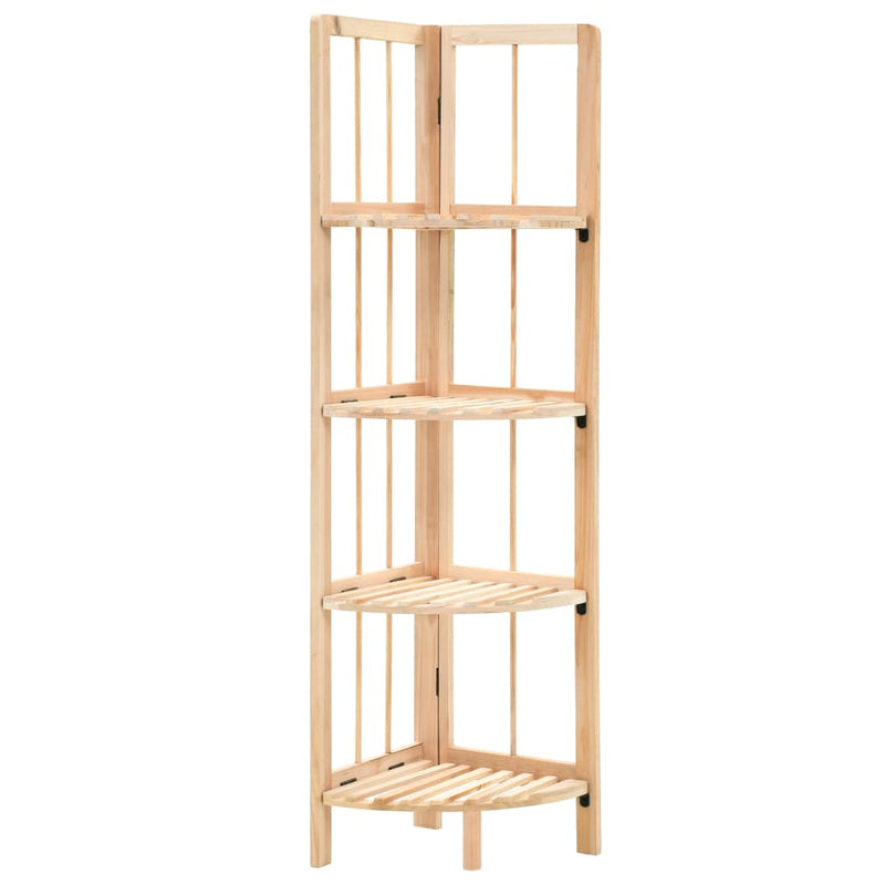 Corner Shelf Cedar Wood 27x27x110 cm Payday Deals