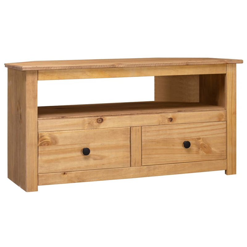 Corner TV Cabinet 93x49x49 cm Solid Pine Panama Range Payday Deals