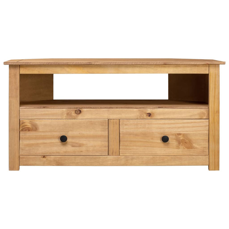 Corner TV Cabinet 93x49x49 cm Solid Pine Panama Range Payday Deals