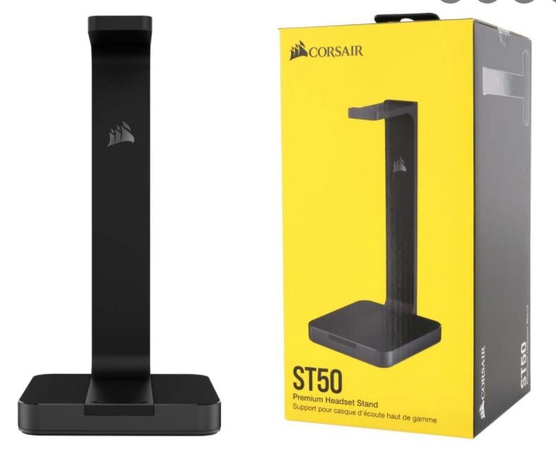CORSAIR Gaming ST50 - Headset Stand, Durable anodized aluminium built to withstand the test of time. Headphone (EU) Payday Deals