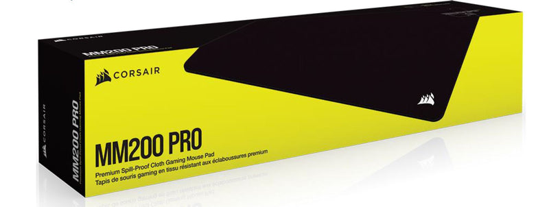 CORSAIR MM200 PRO Premium Spill-Proof Cloth Gaming Mouse Pad  Heavy XL - 450mm x 400mm surface, Black Surface Payday Deals