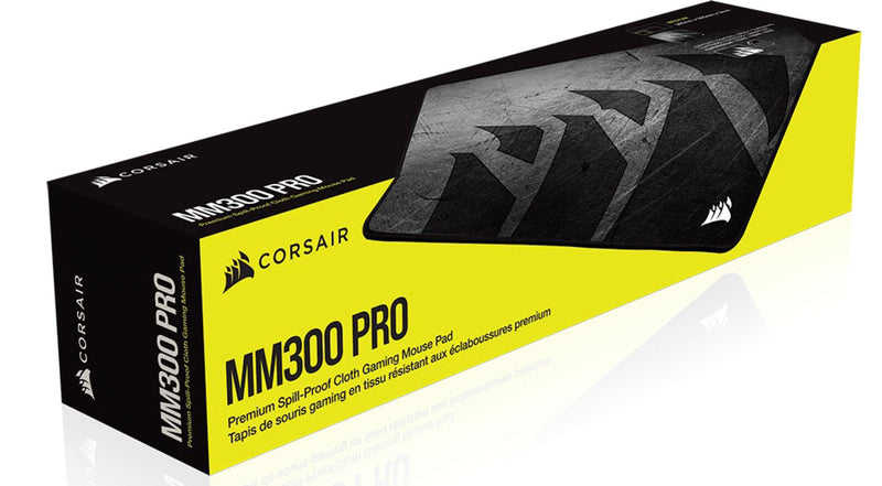 Corsair MM300 PRO Premium Spill-Proof Cloth Gaming Mouse Pad  Medium - 360mm x 300mm x 3mm, Graphic Surface Payday Deals