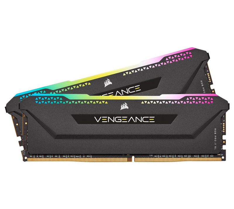 CORSAIR Vengeance RGB PRO SL 16GB (2x8GB) DDR4 3200Mhz C16 Black Heatspreader Desktop Gaming Memory Payday Deals